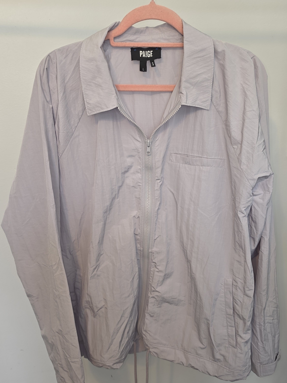 Designer Paige Mens Lightweight Nylon Jacket